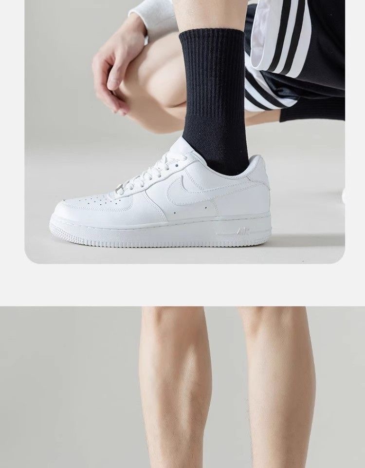 一次性黑白灰袜子男女短袜商务休闲中筒运动袜子地摊超市跨境批发详情12