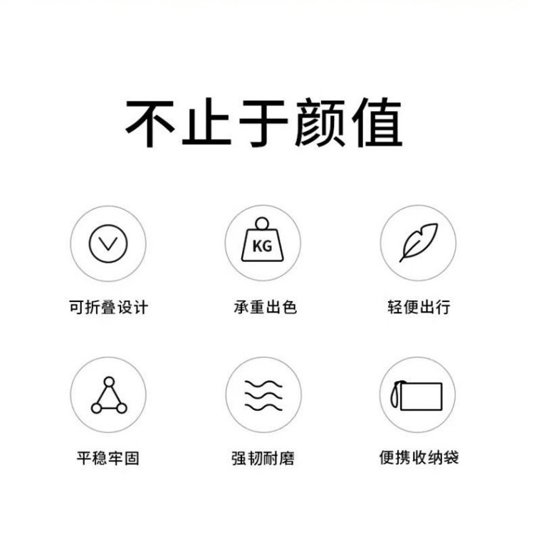 户外折叠蛋卷桌摆摊小桌子可折叠便携碳钢露营野外餐桌椅地摊桌子 多用折叠桌小空间详情2