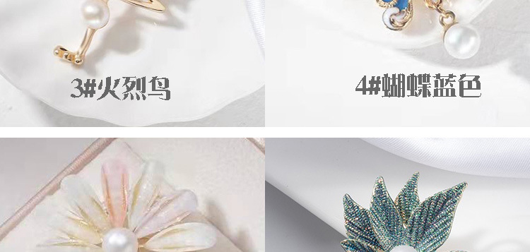 Butterfly brooch, high-end and elegant, high appearance level, cardigan, niche design sense, sweater, suit, versatile, retro brooch wholesale pic 13