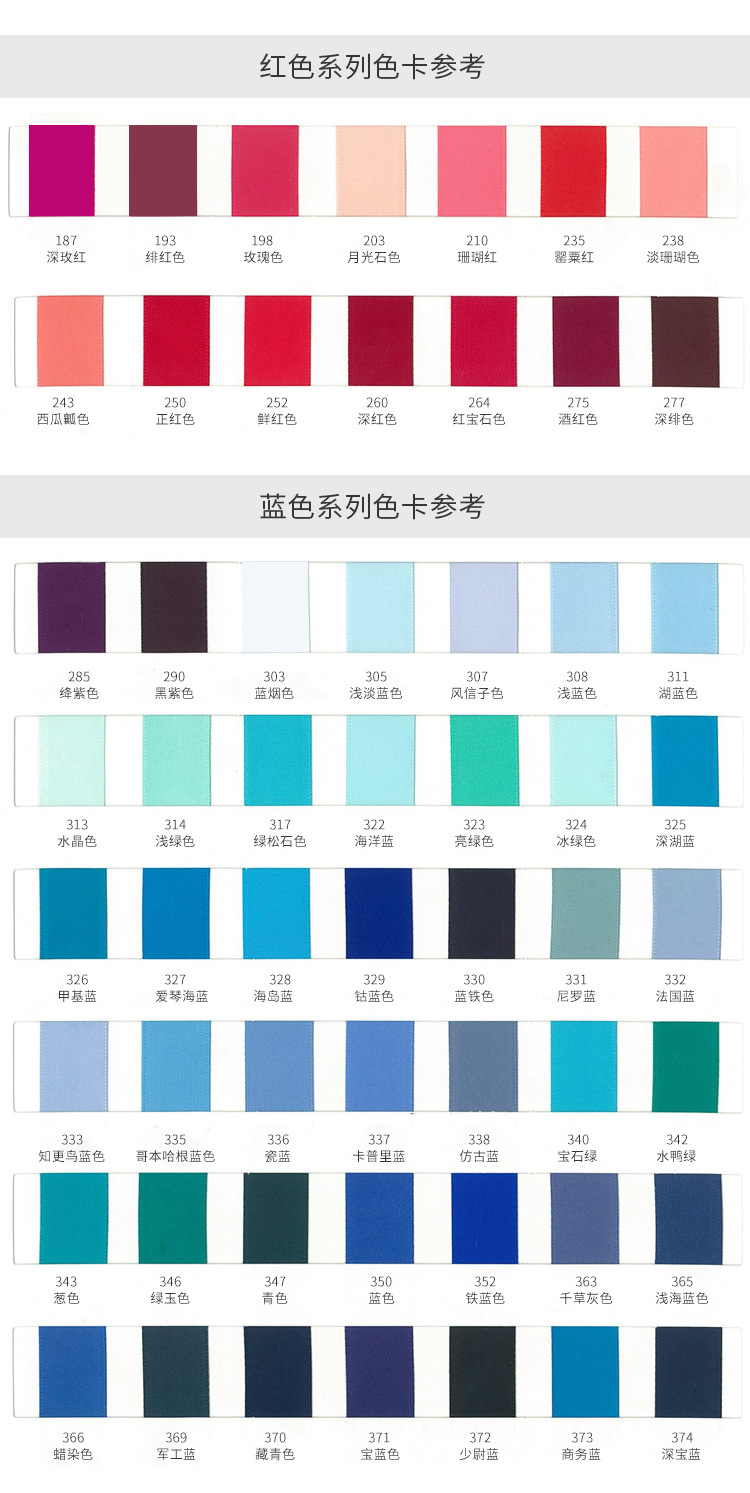 姚明织带蛋糕礼盒包装丝带 diy双面色丁彩色涤纶织带花束装饰缎带详情28