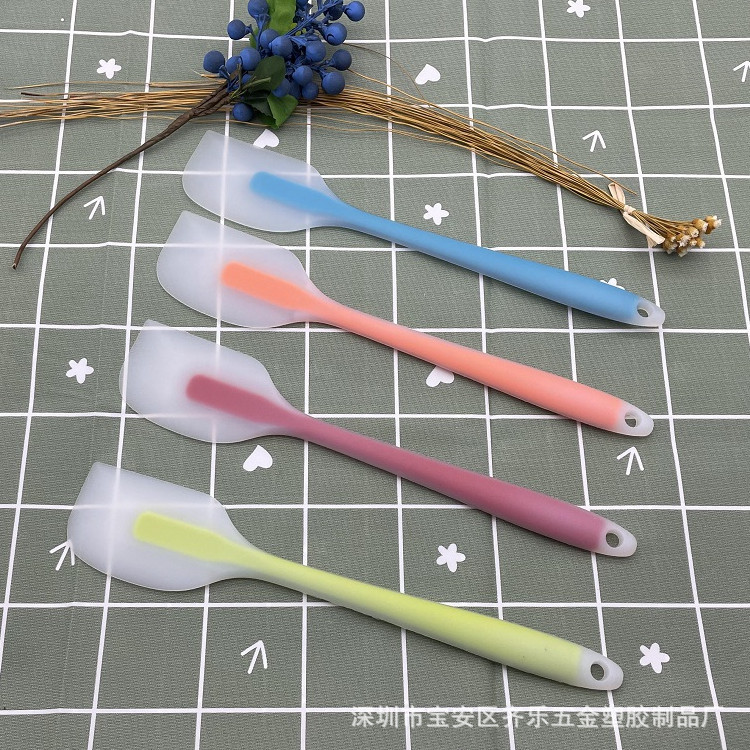 半透明一体硅胶刮刀搅拌奶油抹刀蛋糕牛油刮铲烘焙工具详情2