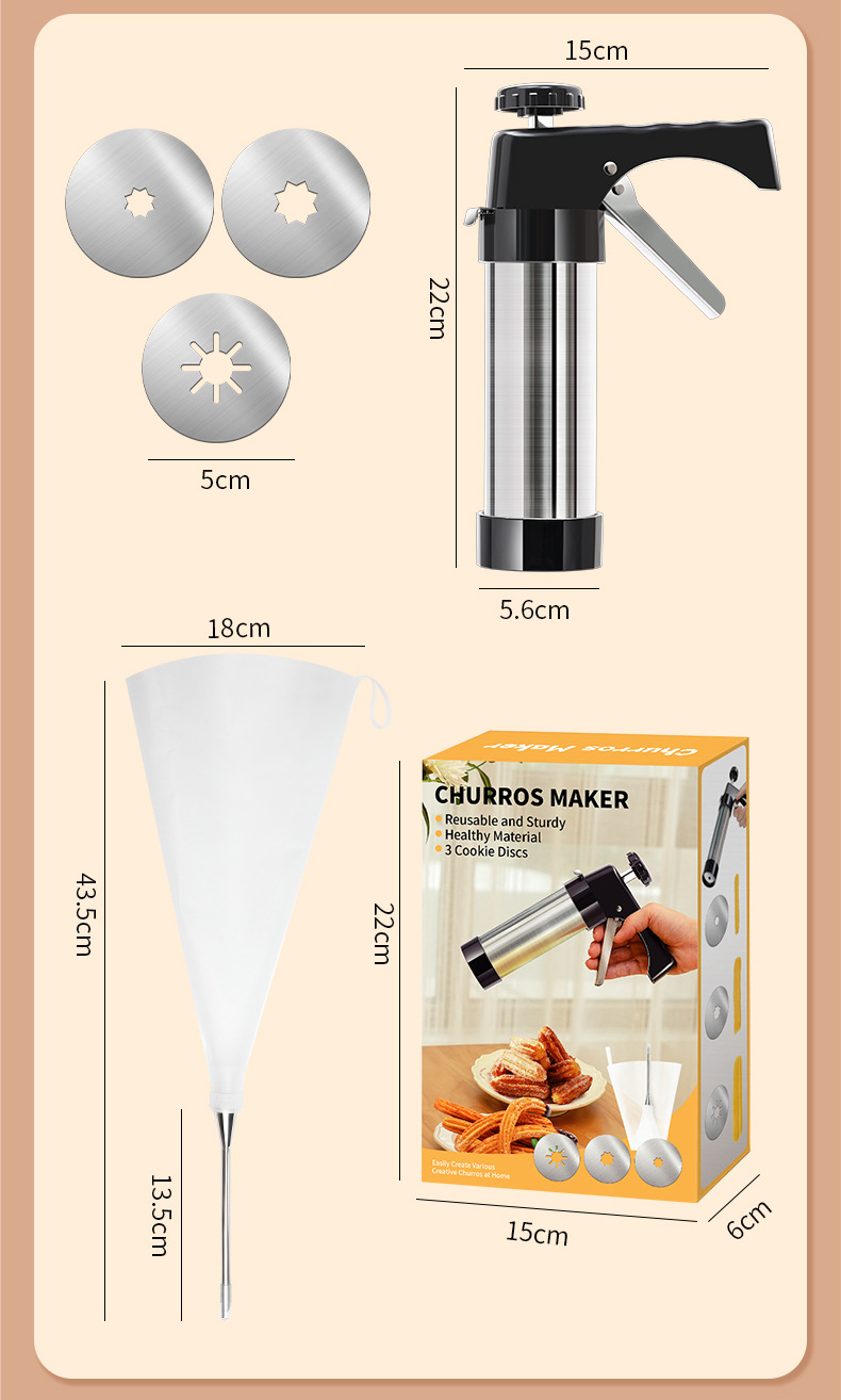 跨境专供家用西班牙油条机西式拉丁果机西班牙油条机家用吉事果机详情15