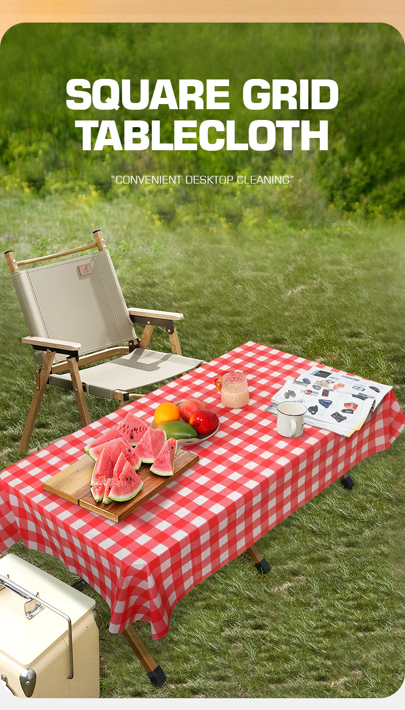 Wholesale of disposable tablecloths, outdoor convenient camping thickened picnic MATS, waterproof and oil-resistant rectangular stone tablecloths pic 19