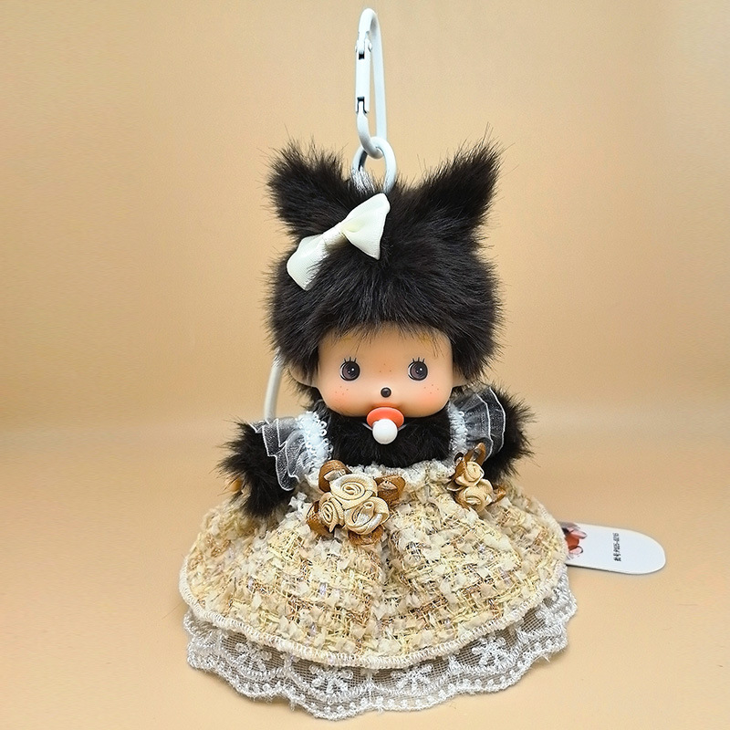 Factory direct sales of genuine Mengqiqi plush toy pendants and accessories, 15cm dolls, cross-border toys wholesale pic 29