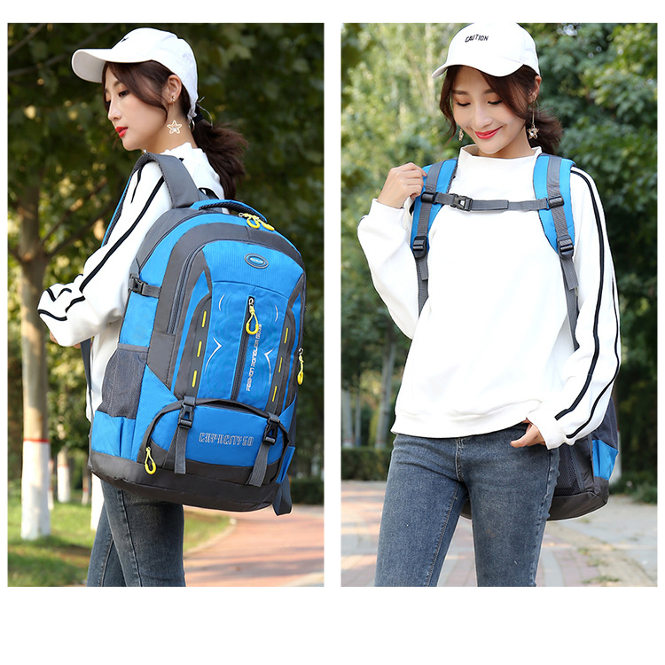 跨境外贸新款户外背包双肩包男女徒步运动旅行休闲露营登山包批发详情12