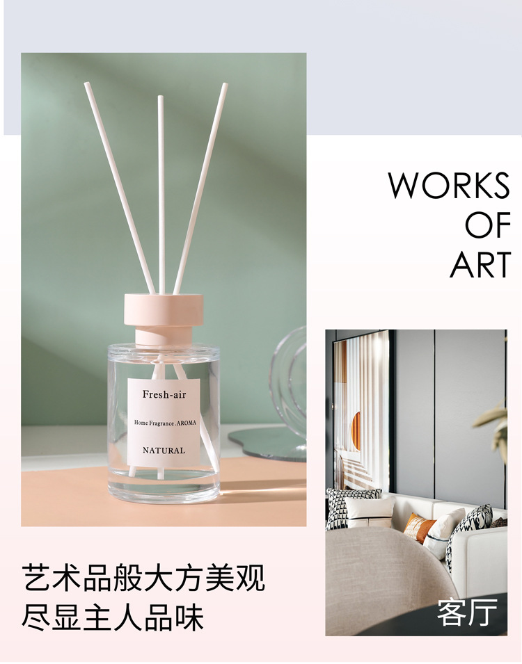 Creative rattan aromatherapy ornaments, essential oil toilet deodorizing aromatherapy, home flameless aromatherapy, bedroom perfume manufacturer wholesale pic 8