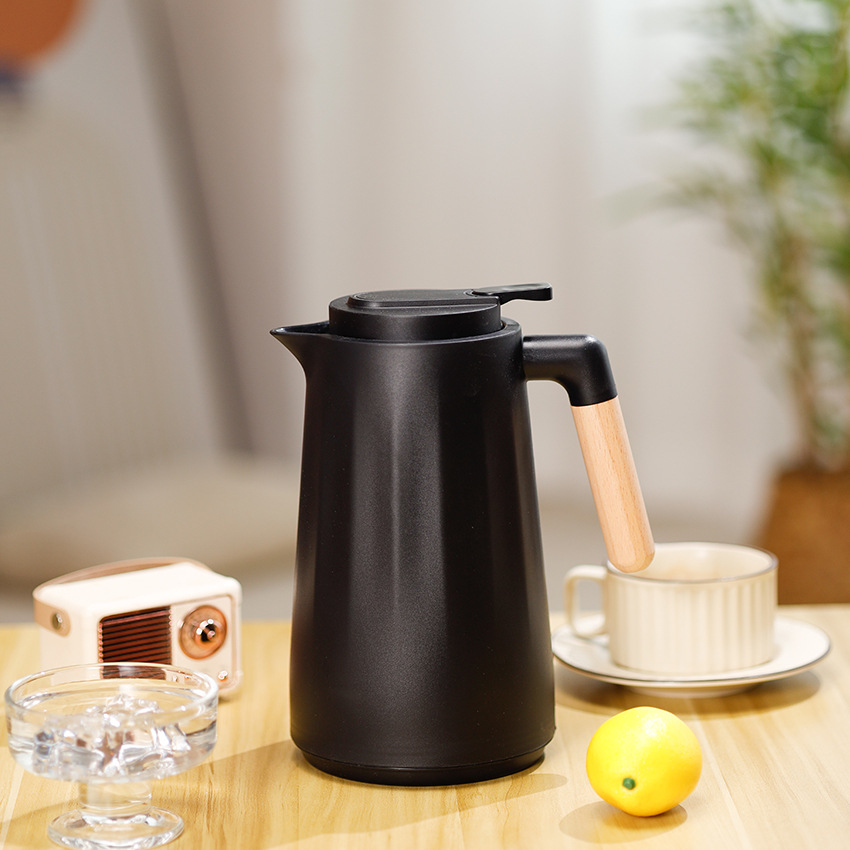 Cross-border household large-capacity thermos flask with glass inner liner, office teapot, coffee pot, thermos flask, high-quality thermos flask, efficient heat preservation and long-lasting heat pic 29