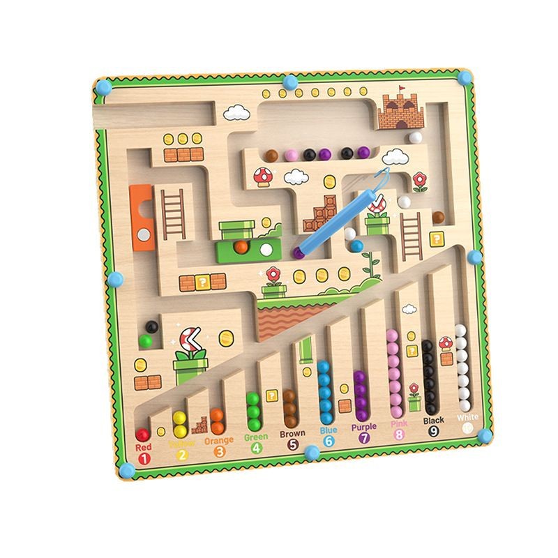 跨进temu亚马逊希音儿童磁性走珠迷宫玩具宝宝早教逻辑思维训练游详情11