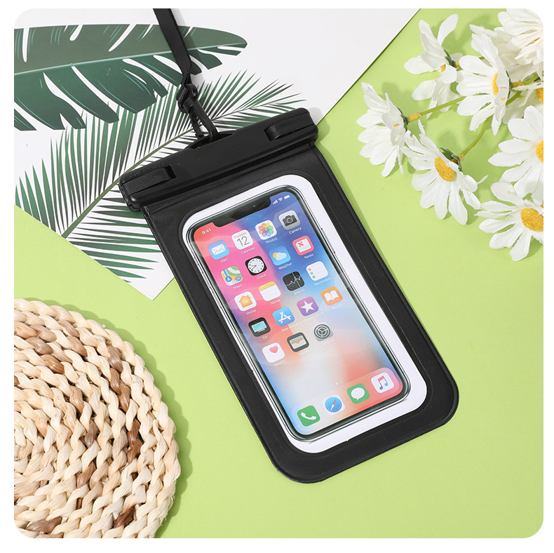 亚马逊热卖pvc通用手机防水袋户外漂流潜水游泳可触屏拍照8级防水详情20