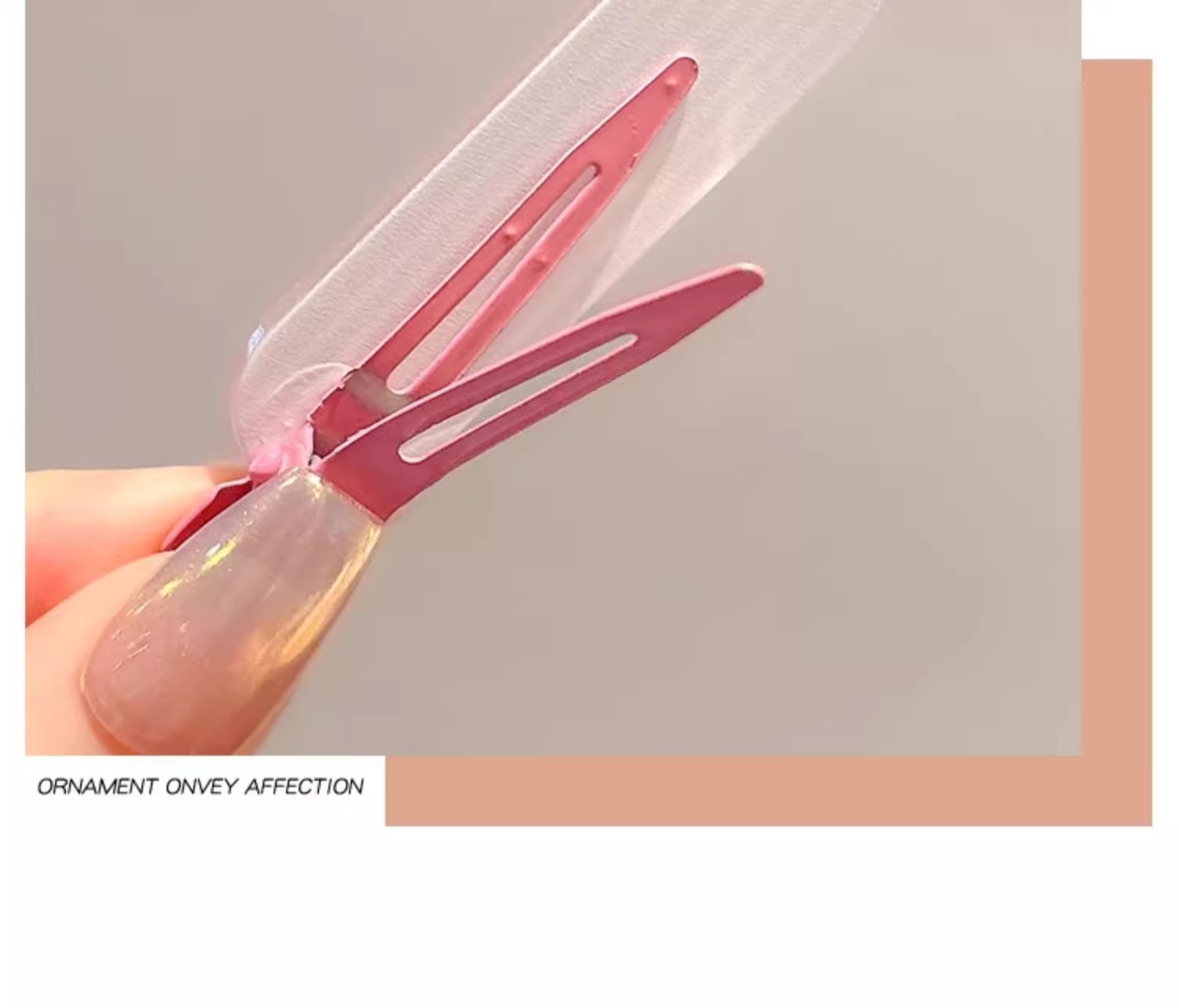 彩色无痕一字夹子侧边刘海前额发夹女儿童后脑勺碎发整理神器发卡详情19