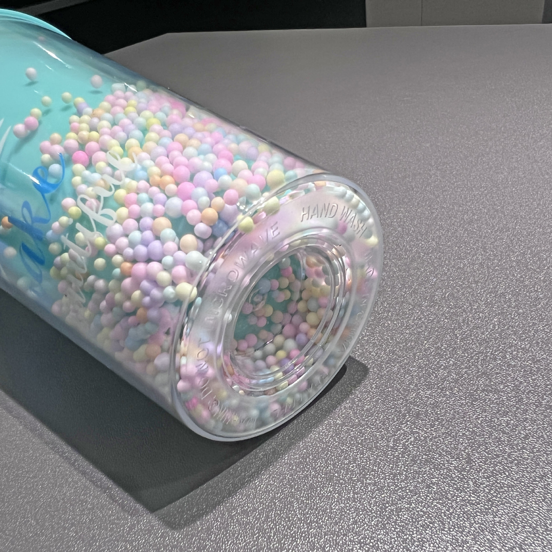 网红夏日碎冰杯观景卡通双层塑料杯批发大容量便携吸管杯奶茶杯子详情14