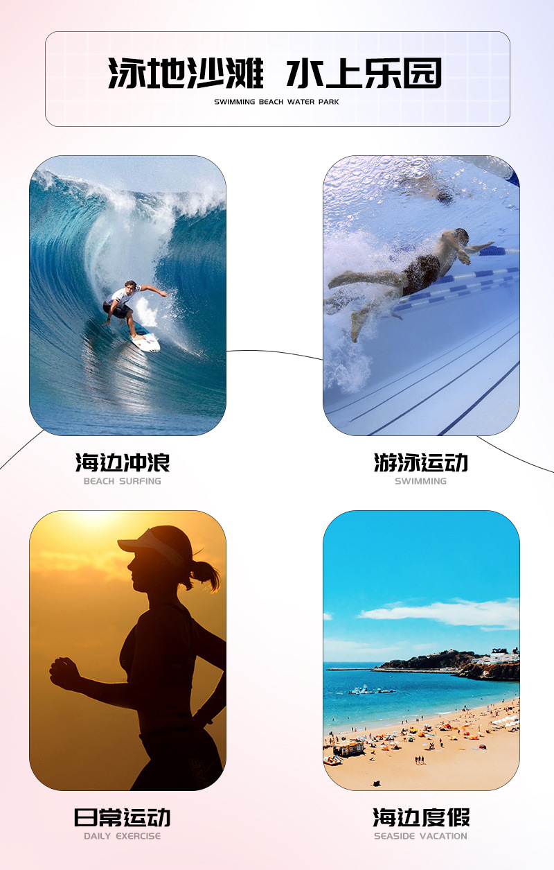 The new two-piece swimsuit for women is conservative. It dries quickly, slimming and concealing the belly. It is a long-sleeved sports swimming suit specially designed for swimming pools to hide flesh pic 6