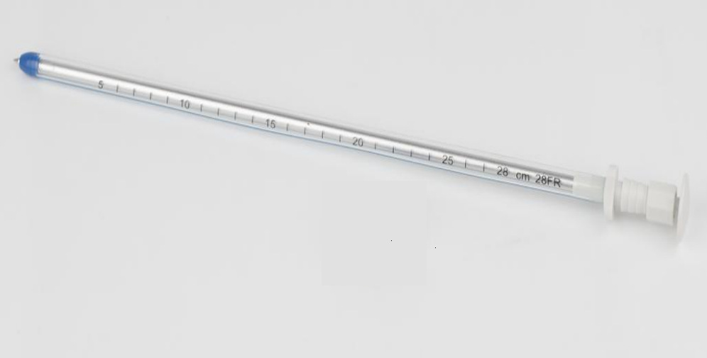Disposable PVC needle-equipped thoracic drainage tubes 14/16/18FR for foreign trade, independently packaged in English pic 7