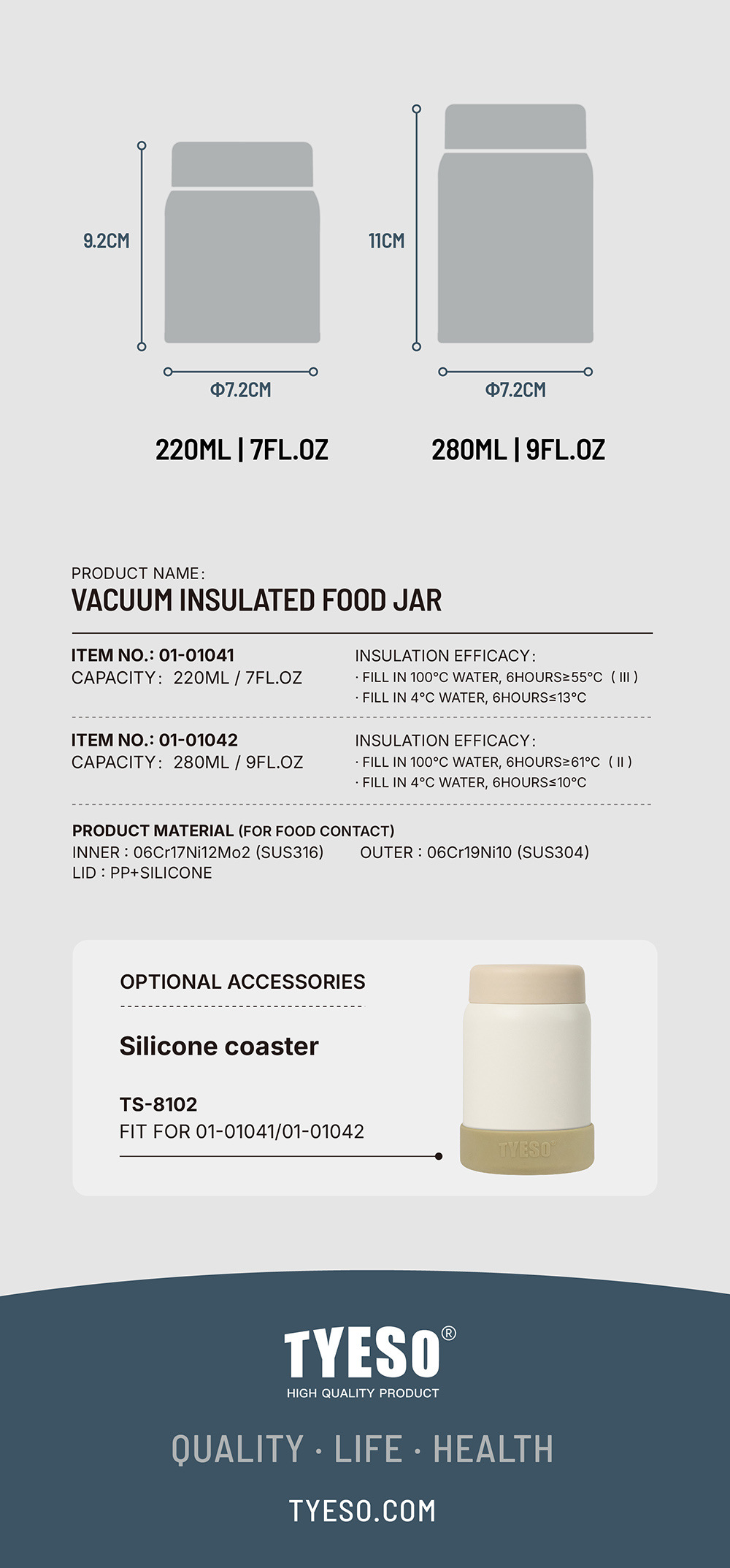 TYESO/ Taishuo's new mini women's thermos cup, small portable insulated cup, simple and fashionable pocket water cup pic 7