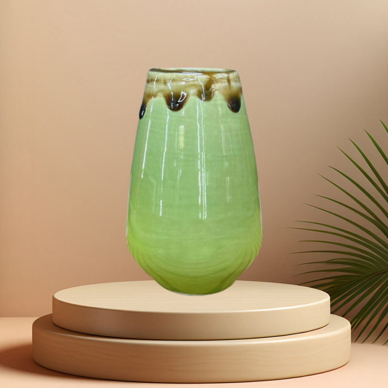 流釉花瓶景德镇创意迷你陶瓷小花瓶插干鲜花文艺创意摆件个人送礼详情6