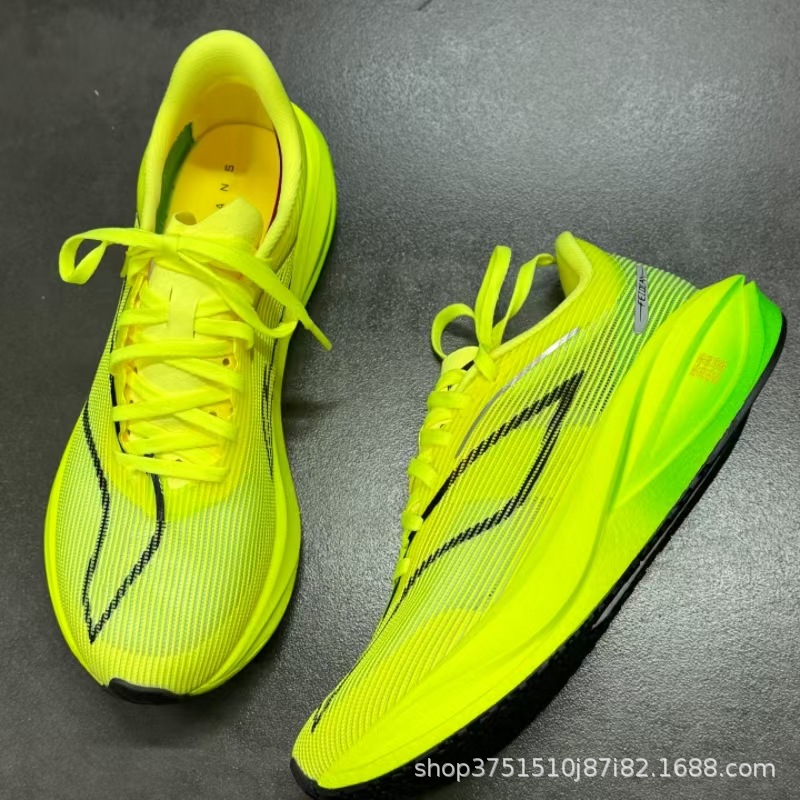 飞电5C超轻回弹碳板跑鞋透气软底碳板男女版竞速专业马拉松运动鞋详情8