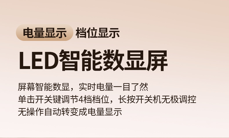 跨境爆款100档新款桌面风扇充电高速台式吊挂扇空气循环家用风扇详情18