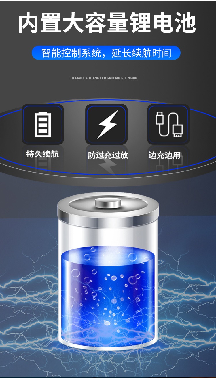 Solar-powered football lamp, long-lasting charging camping lamp, five-sided light-emitting multi-functional folding household emergency bulb lamp pic 4