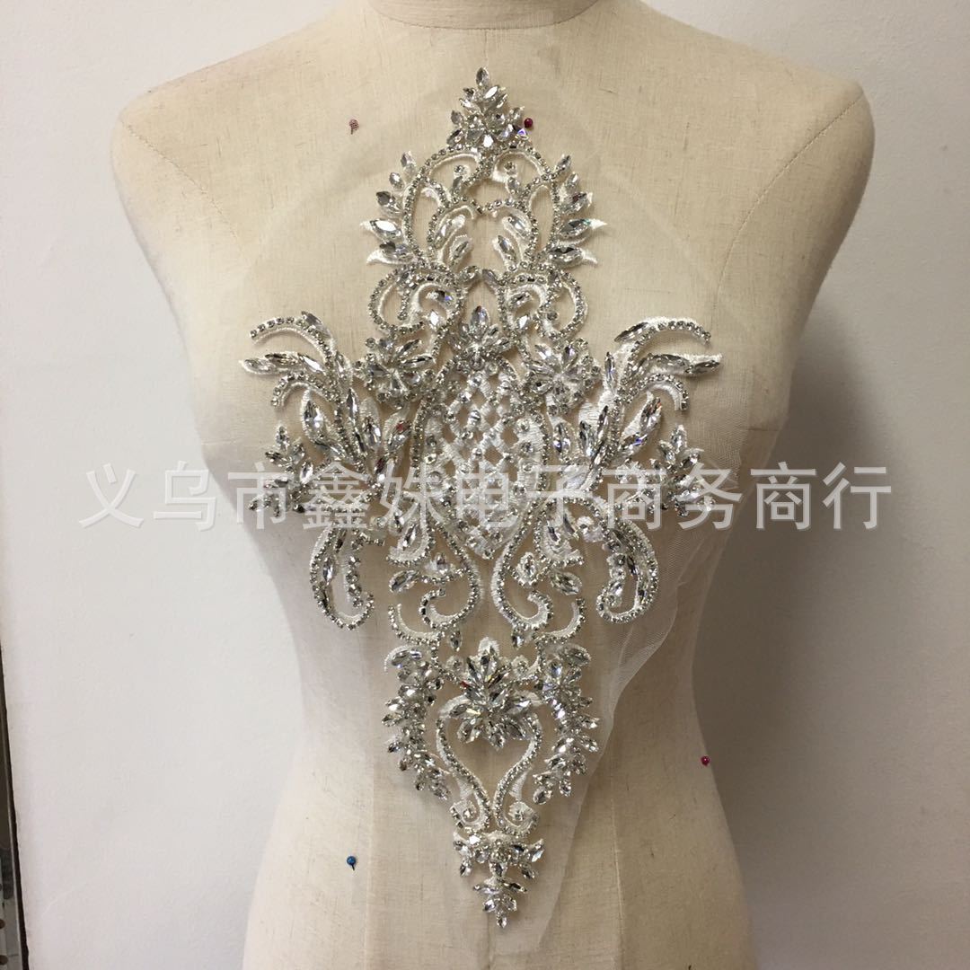 AB水钻热熔胶烫钻水钻贴花DIY 婚纱礼服配饰详情24