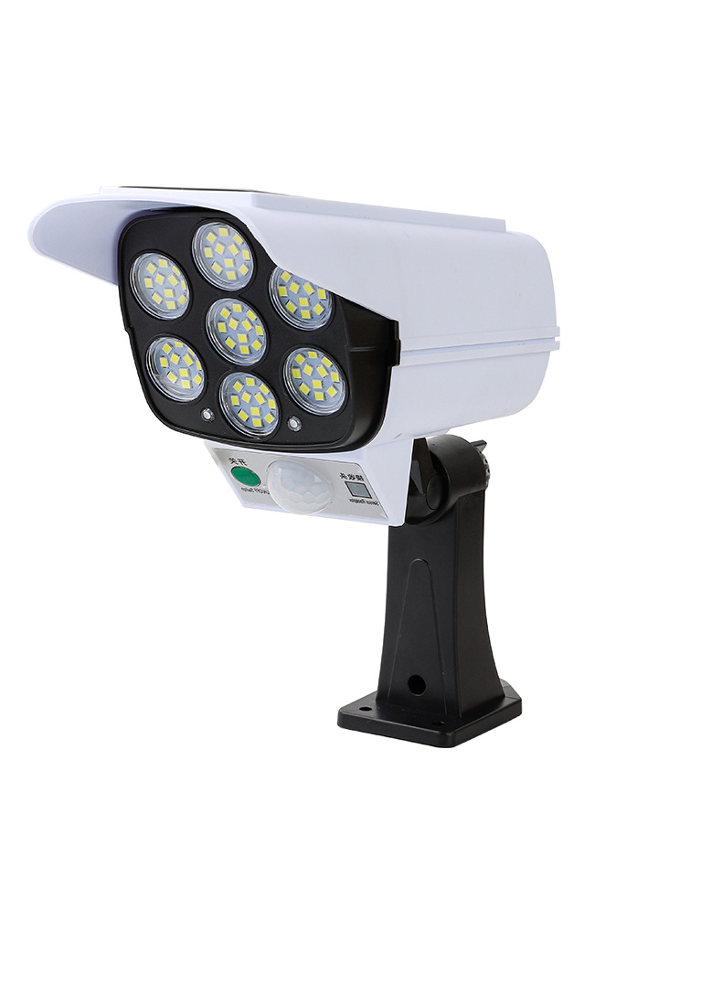 New solar LED remote control camera sensor street lamps, wall lamps, garden lamps, simulation monitoring anti-theft lamps pic 14