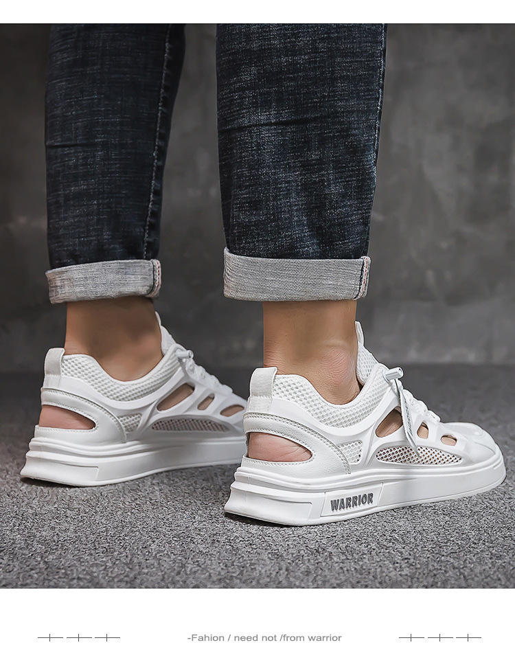 回力男鞋夏季2024年新款网面透气板鞋秋季潮流男士休闲小白鞋镂空详情15