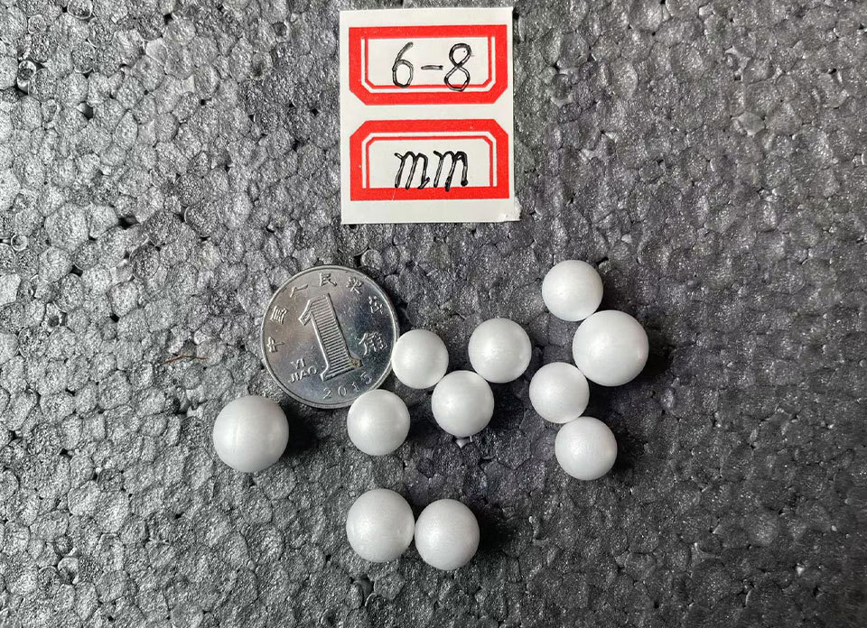 EPS white foam particles for lazy sofa filling, household cloth bags, throw pillows, toy foam filling particles pic 10