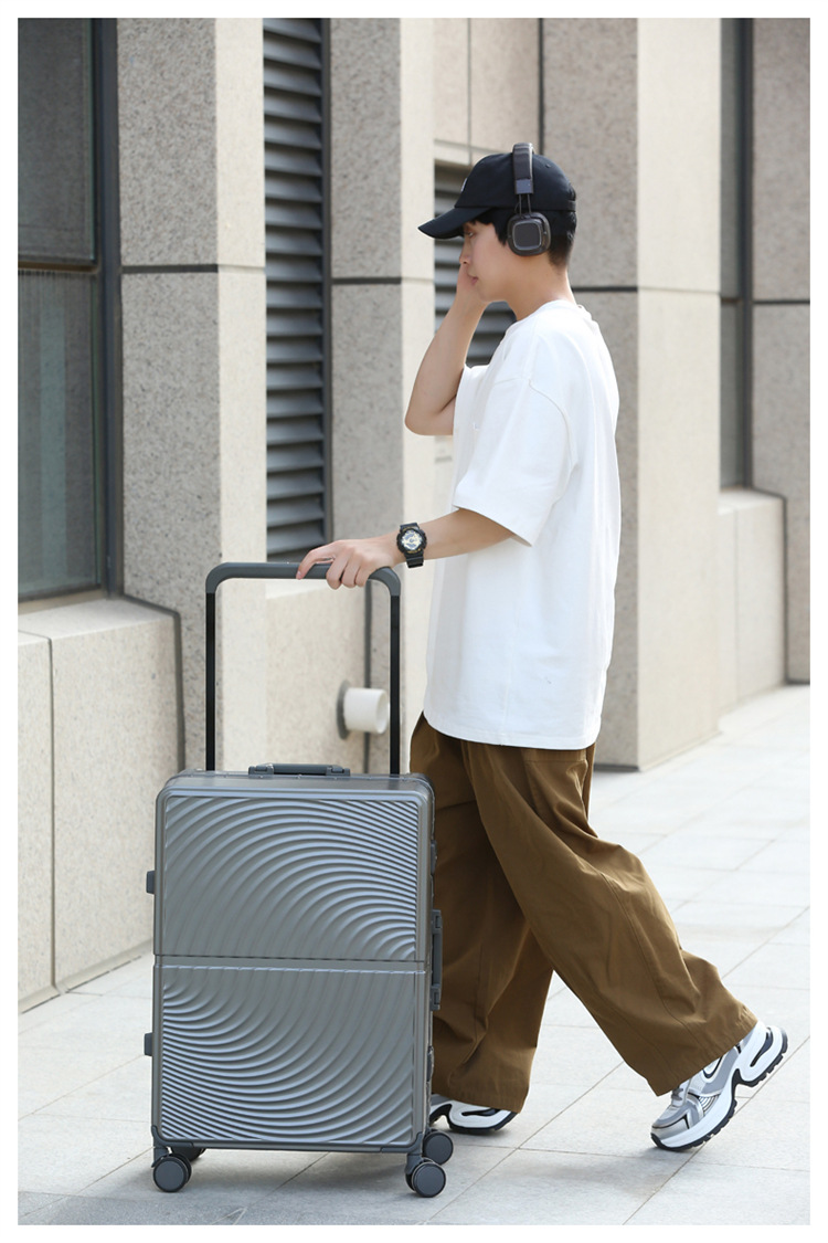 宽拉杆铝框行李箱万向轮大容量20寸24可登机密码箱旅行箱时尚拉杆详情30