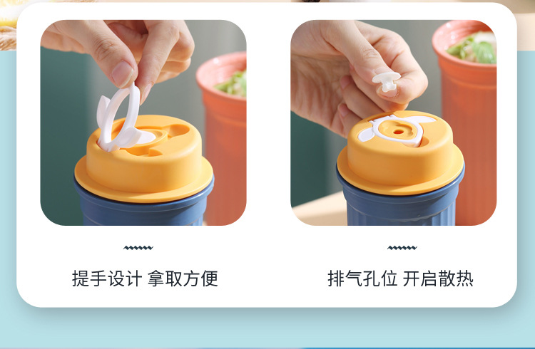 网红简约便携塑料杯密封水杯户外随行奶茶咖啡杯带盖手提杯子礼品详情5