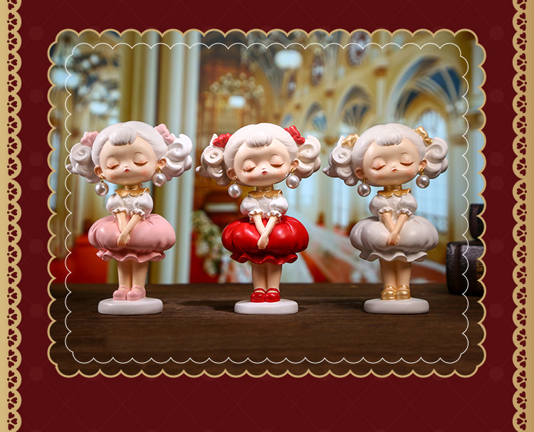 Pearl Girl Lustrous ornaments, resin dolls, trendy toys, cute desktop decorative ornaments, doll wholesale pic 8
