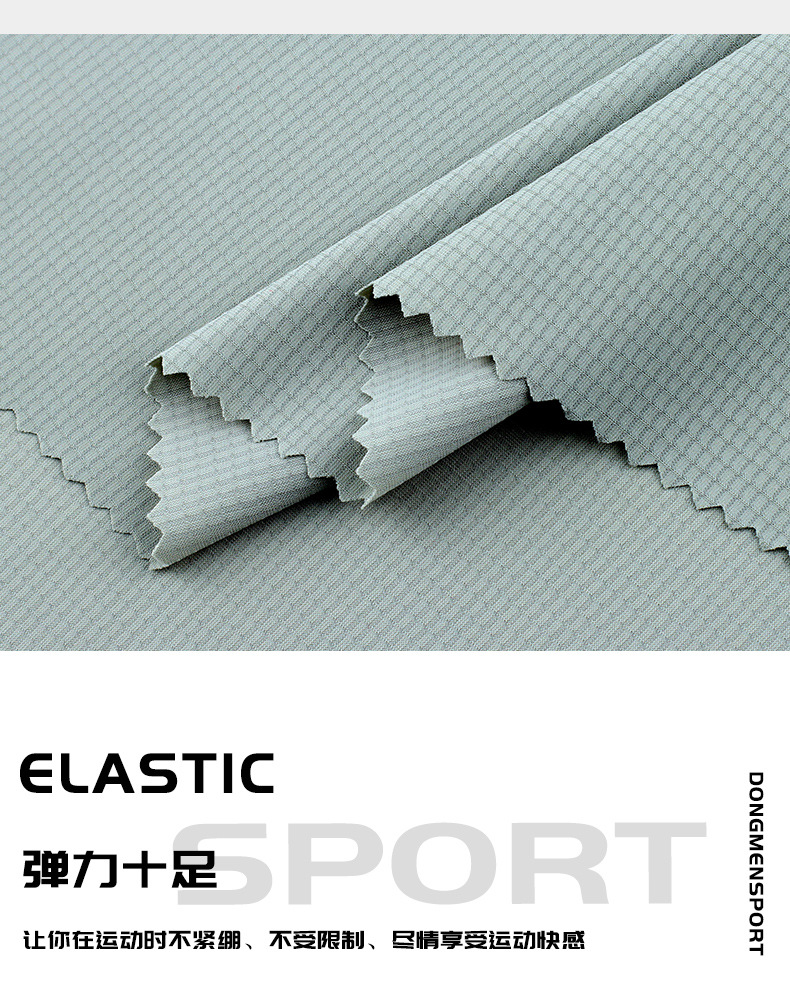 蓝色织物面料TLOO71小砖块 立体纹理柔软透气家居布料详情10
