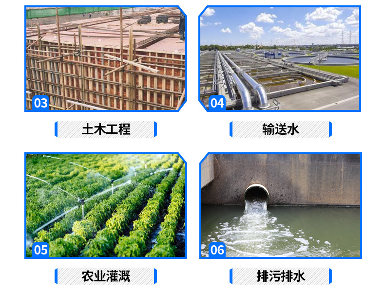 厂家供应6寸加厚泳池清洁用吸污车管 农田灌溉排水PVC吸污管详情4
