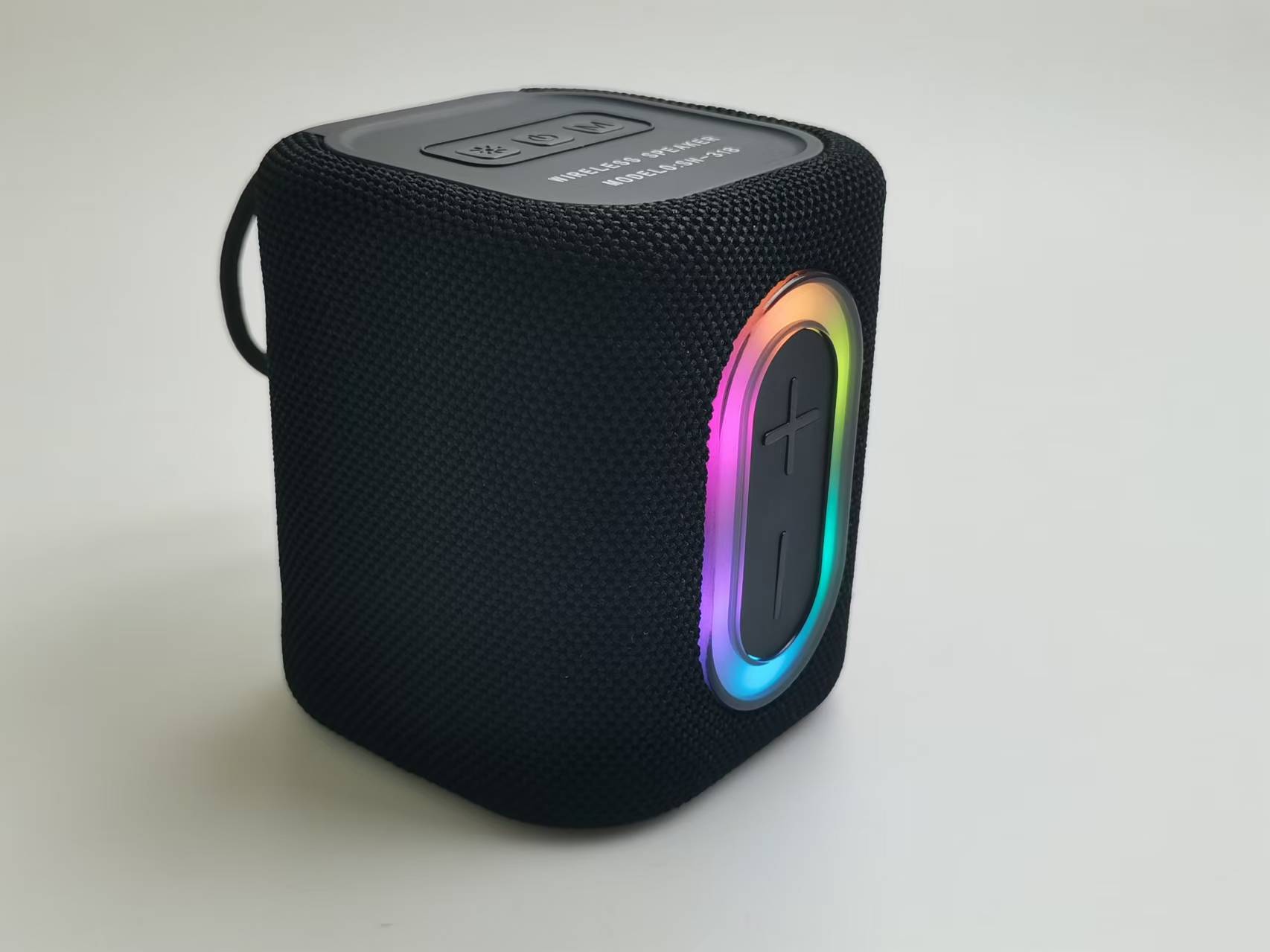 2026 New portable and colorful mini wireless Bluetooth speaker with RGB light pic 13