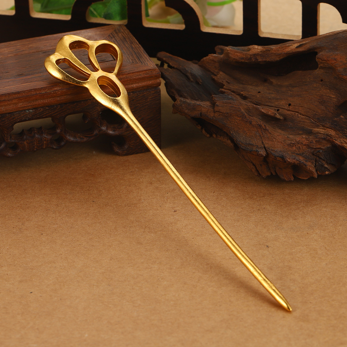 New Chinese-style hollowed-out flower and auspicious cloud hairpins, retro headwear accessories, Hanfu and cheongsam versatile hairpins, courtly ancient style ladies pic 41