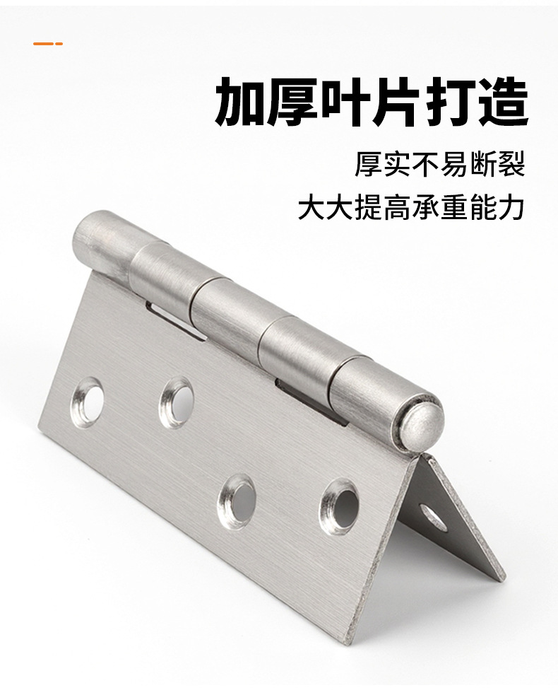 A comprehensive list of hardware accessories for stainless steel hinges, wardrobe doors, swing hinges, folding thickened small hinges, and small folding hinges for doors and Windows pic 9