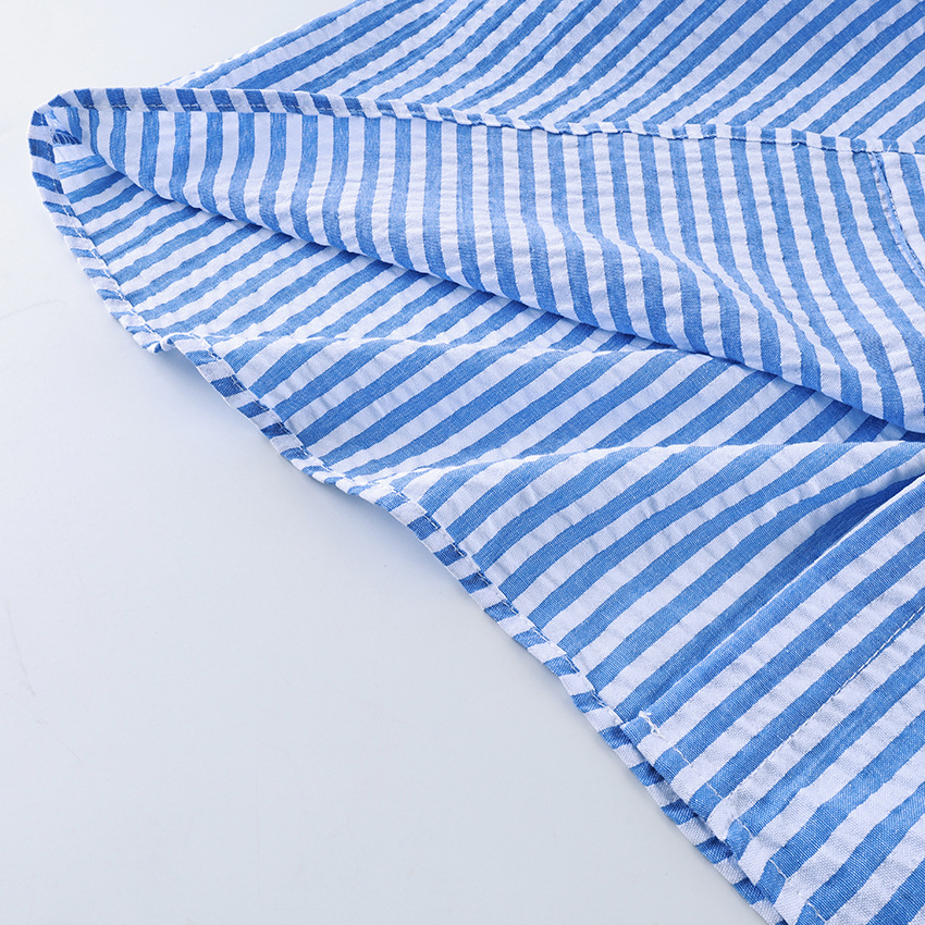 A new spring/summer striped three-piece pajama set from Europe and America, soft, loose and skin-friendly for women, suitable for cross-border wear in 2026 pic 24
