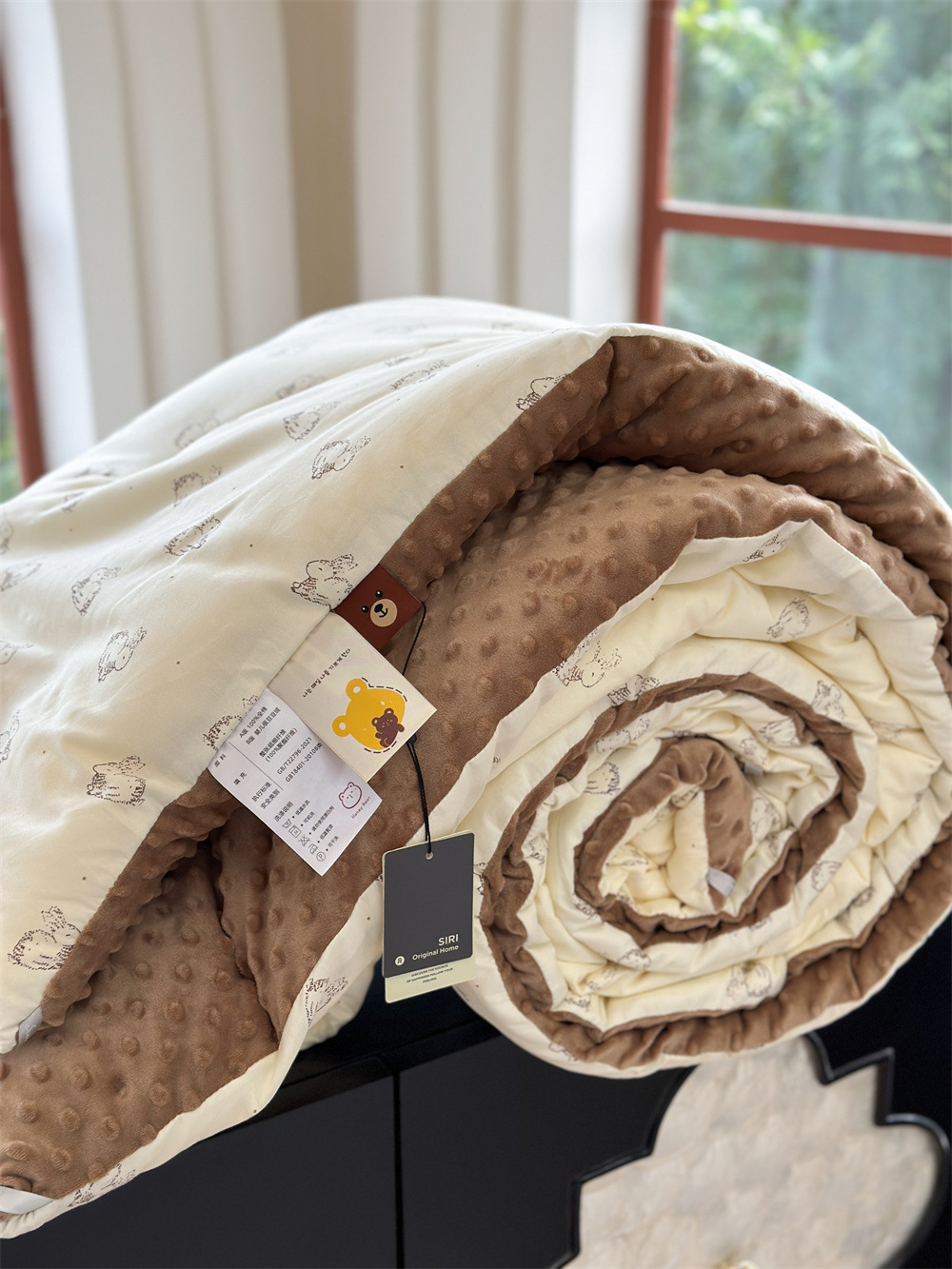 13372 All-cotton cartoon small floral print spring and autumn quilt soothing, bean quilt warm and fleece winter quilt core pic 72