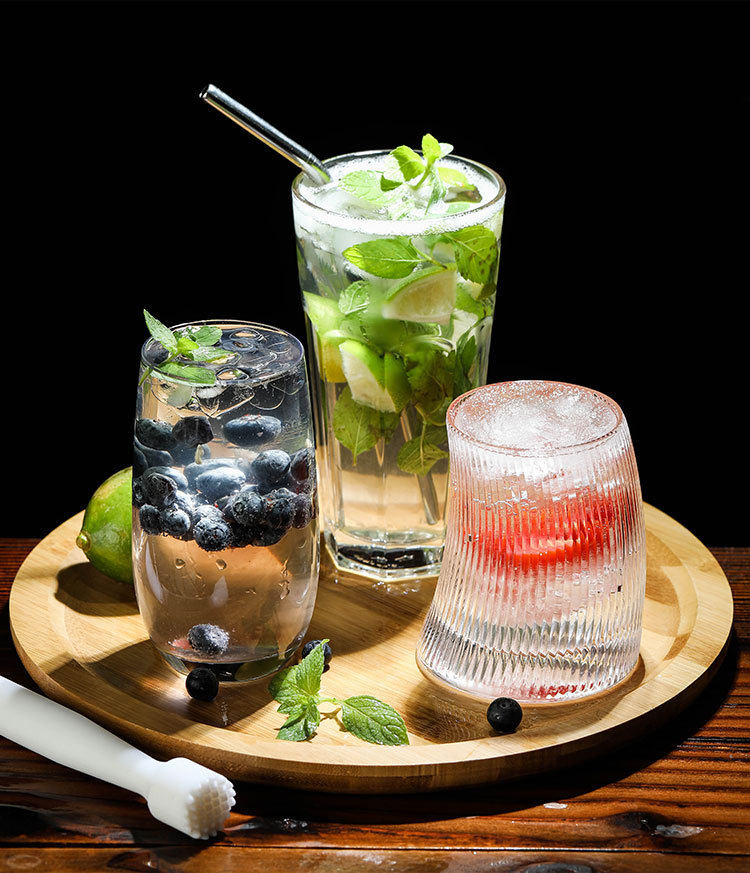 Imported mojito cups, cocktail cups, bar cocktail Coring cups, long-drink juice glass cups pic 3