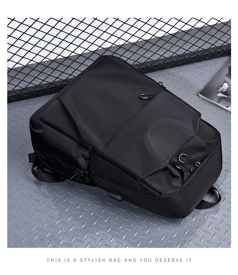 Mochila de nylon transfronteriza bolsa de viaje casual ligera para hombres bolsa de escuela de gran capacidad bolsa de computadora simple para estudiantes universitarios pic 38