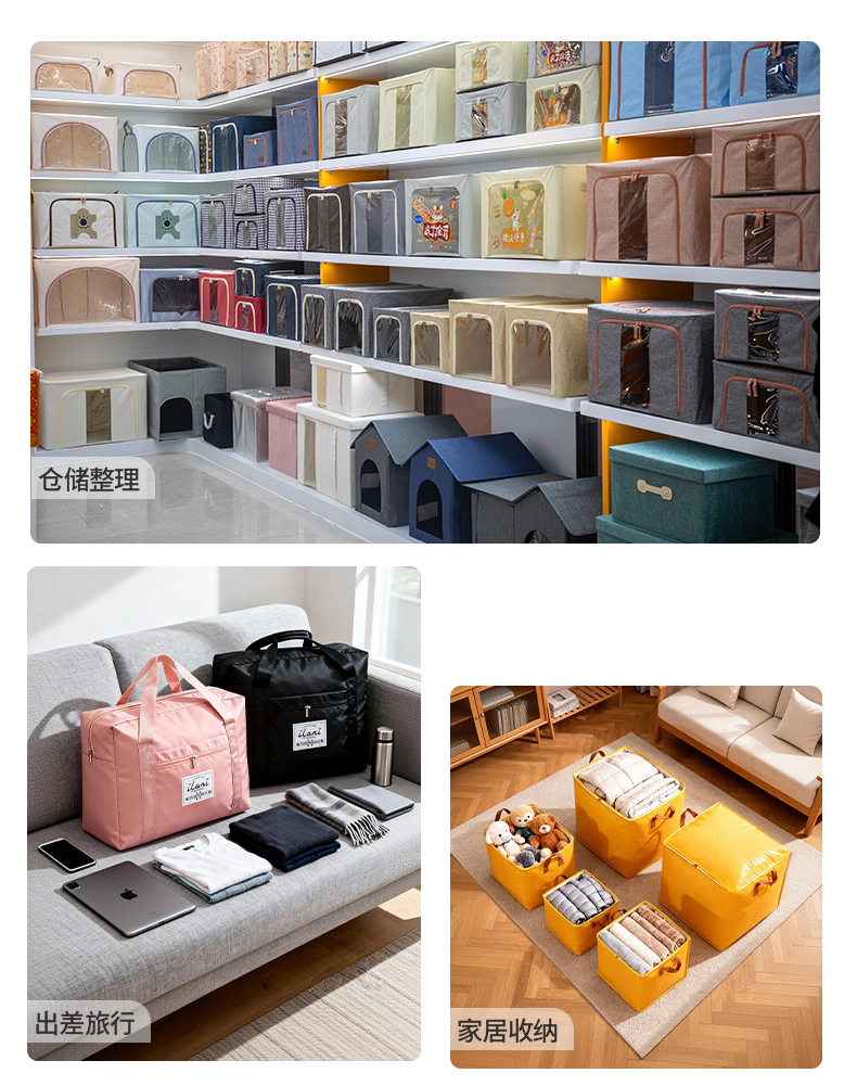 Cross-border zipper hat storage box, foldable dust-proof with window, large-capacity drawer baseball cap storage box pic 5