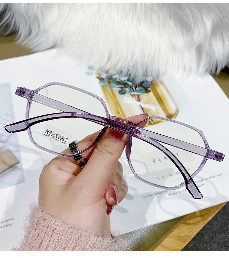 2023 nuevo anti-blu-ray gafas de lectura para hombres influencers polígono moda elegante mamá gafas de lectura para mujeres fabricantes al por mayor pic 11