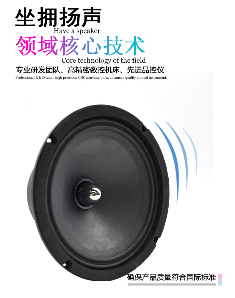 The new cross-border car universal aluminum alloy full-range audio speaker, car accessories and subwoofer from Pewo pic 3
