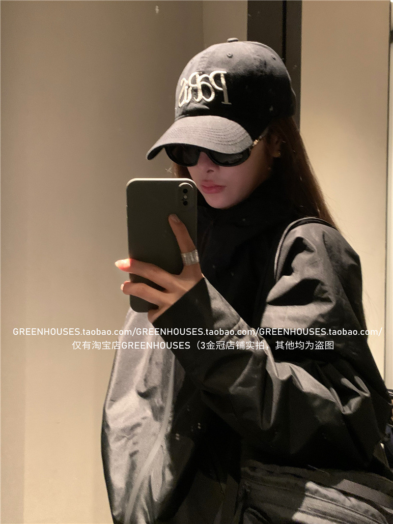 美式复古休闲百搭刺绣鸭舌帽子女韩版遮阳显脸小大头围棒球帽男潮详情13