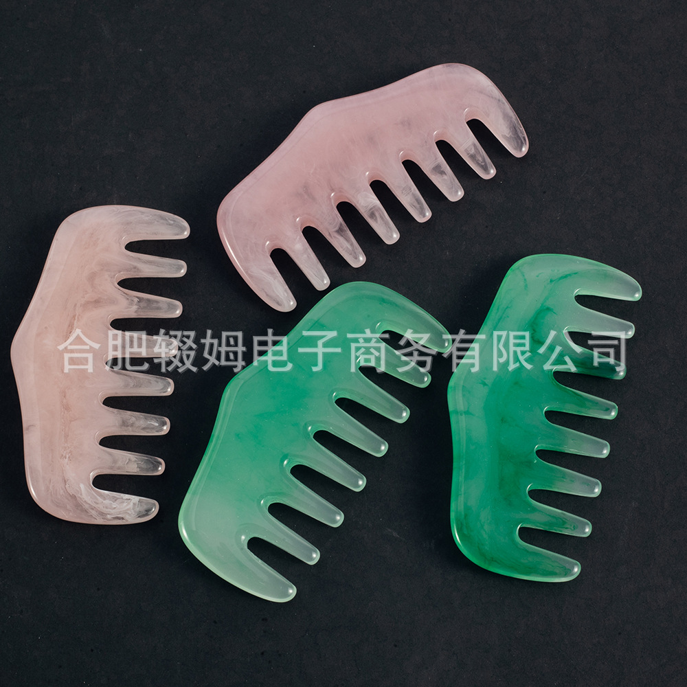 头部按摩器五爪头疗梳按摩爪按摩经络梳树脂点穴挠抓头皮按头神器详情9
