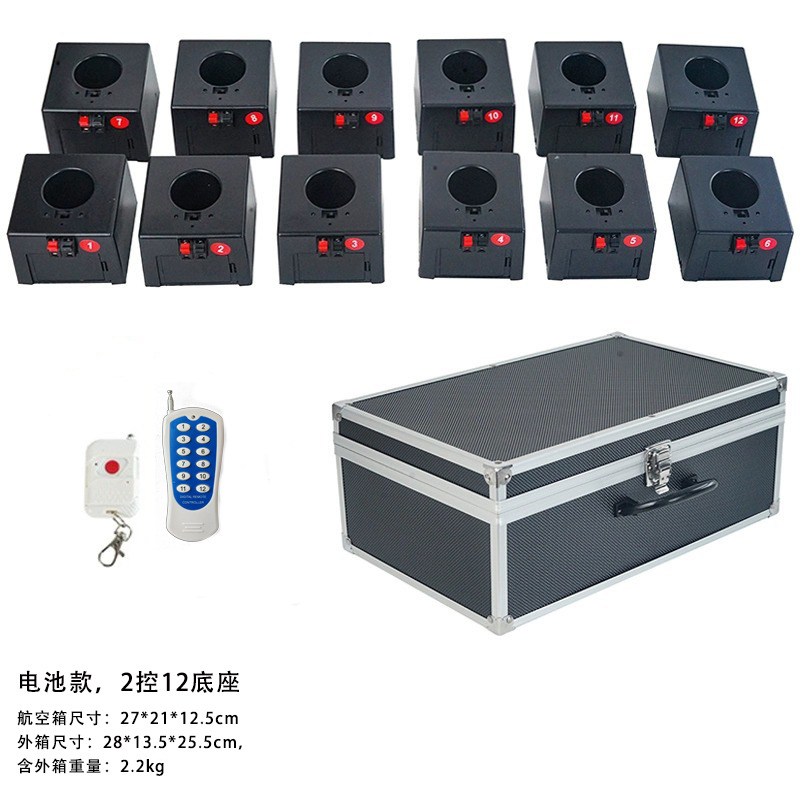 批发跨境海外热销舞台冷焰火点火器烟花机喷花机电子控制器求婚婚庆开业演出点火器道具详情5