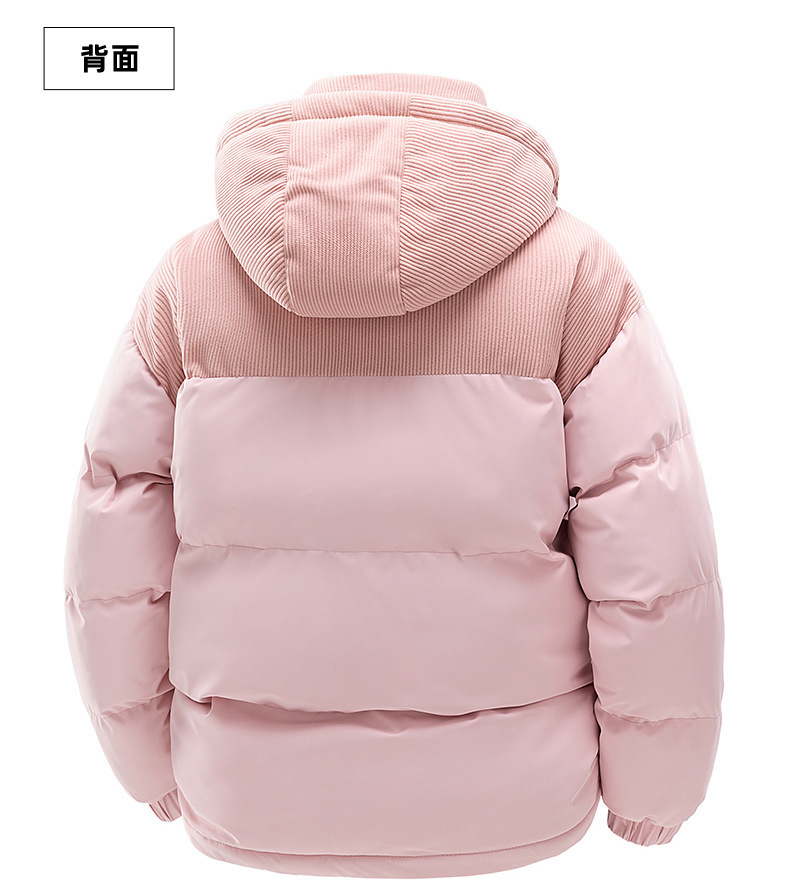 Cross-border cotton-padded jacket for men with fleece 2025 winter new style thickened warm and cold-proof cotton-padded jacket, cotton-padded coat, trendy, can be opened again pic 22