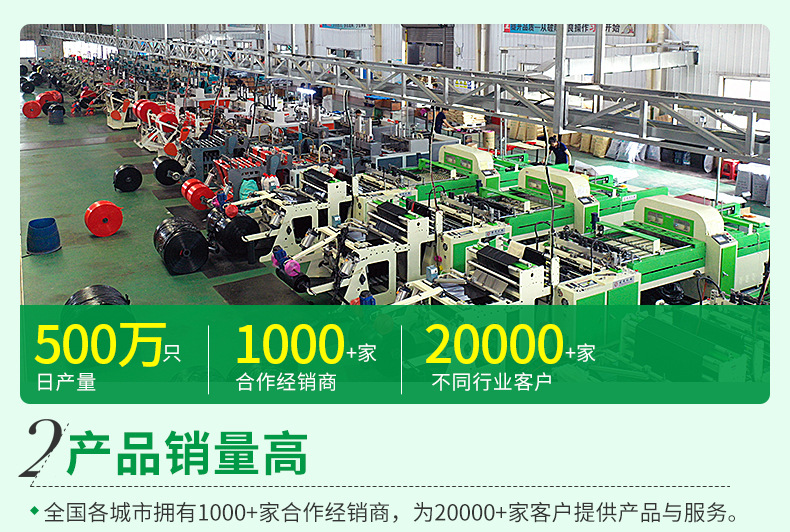 Black garbage bags, large thickened plastic garbage bags, green and blue special for trash cans pic 11