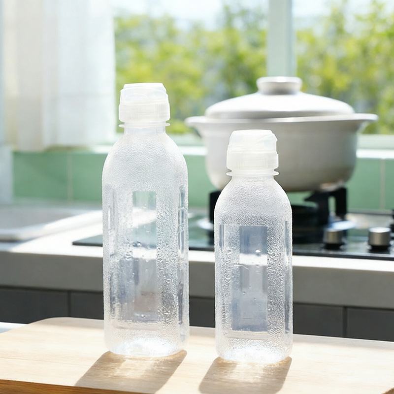 塑料调料尖叫油瓶不挂油控量油壶酱油醋挤压瓶沙拉酱番茄酱挤酱瓶详情2