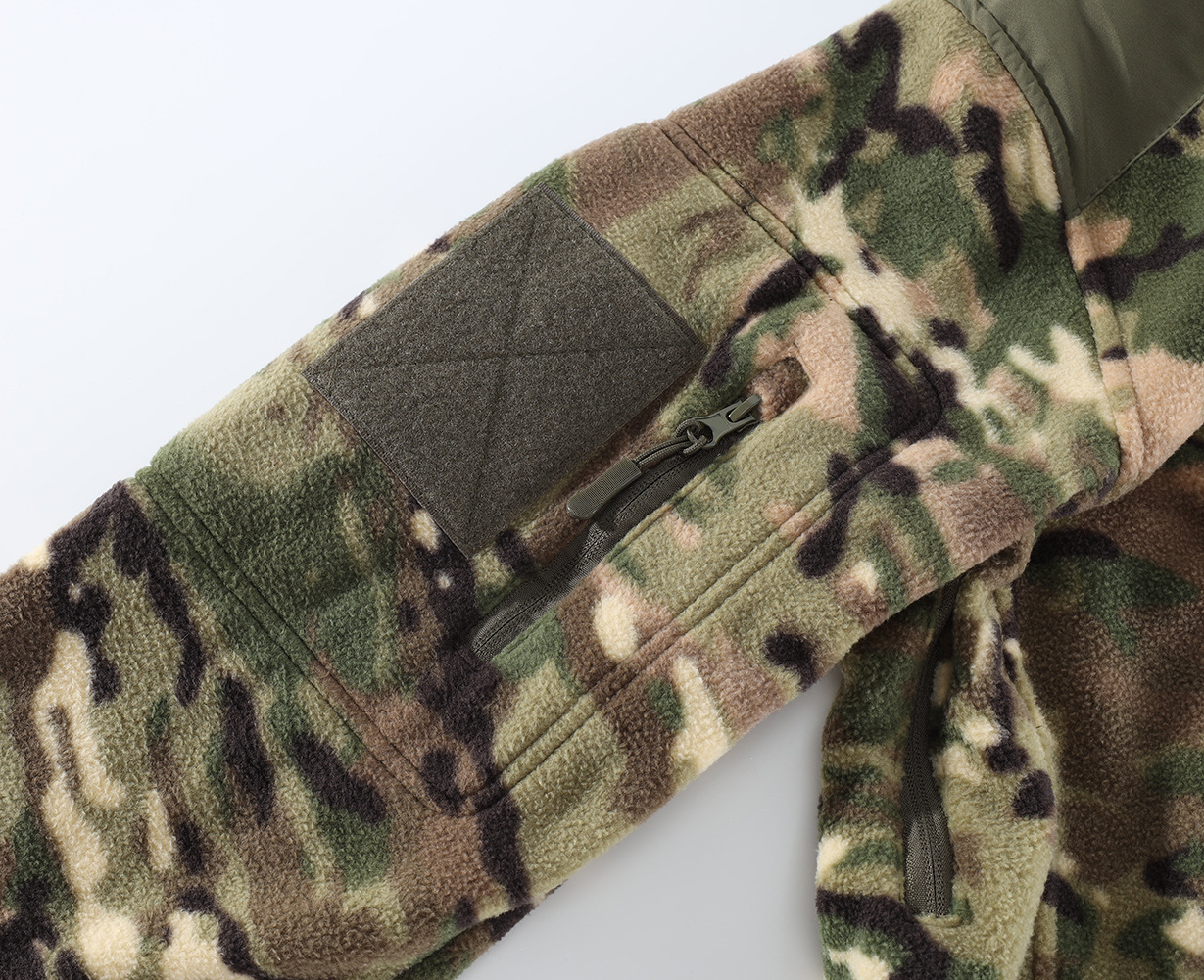 ESDY新款男士户外抓绒衣保暖骑行透气冲锋衣打底衫运动远足外套详情18