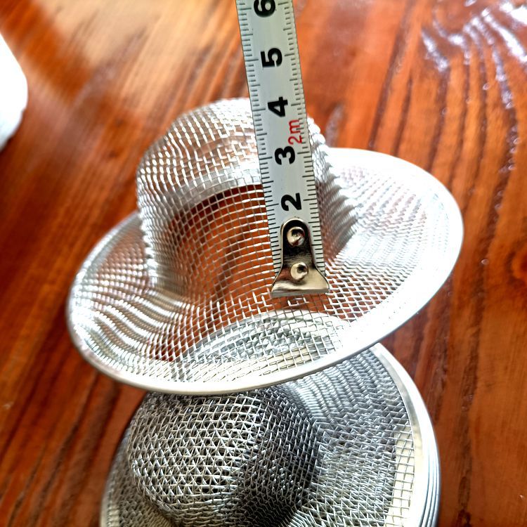 【 Zone 2-1 】9cm cap net drain 20/ pack 2000/ box Kitchen sink filter screen stainless steel strainer screen sink sink sink sewer sink funnel floor drain cap floor drain pic 5