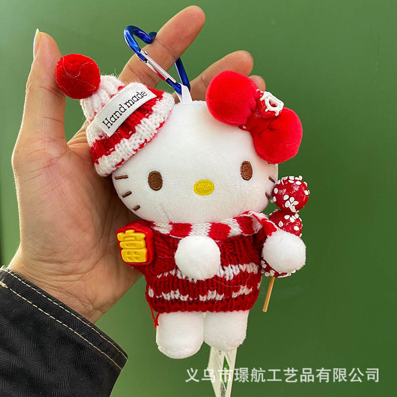 【 Genuine 】 New Year hellokitty Bag Pendant, Cute girl pendant, kt plush doll pic 4